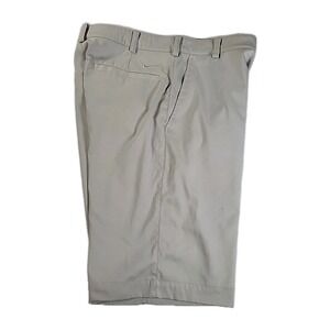 Nike Shorts Mens‎ 28 BEIGE Tour Performance DRI-FIT LOGO